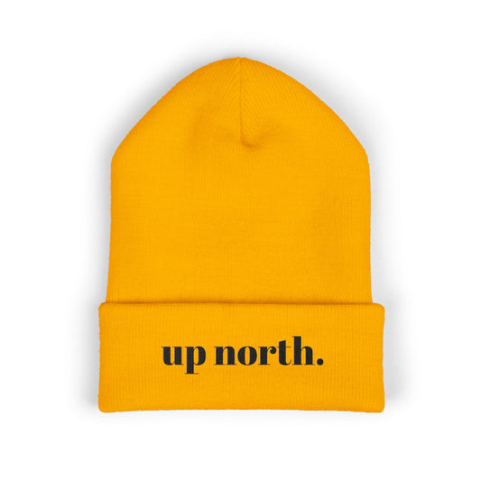 "Up North" Beanie (Dark Text)