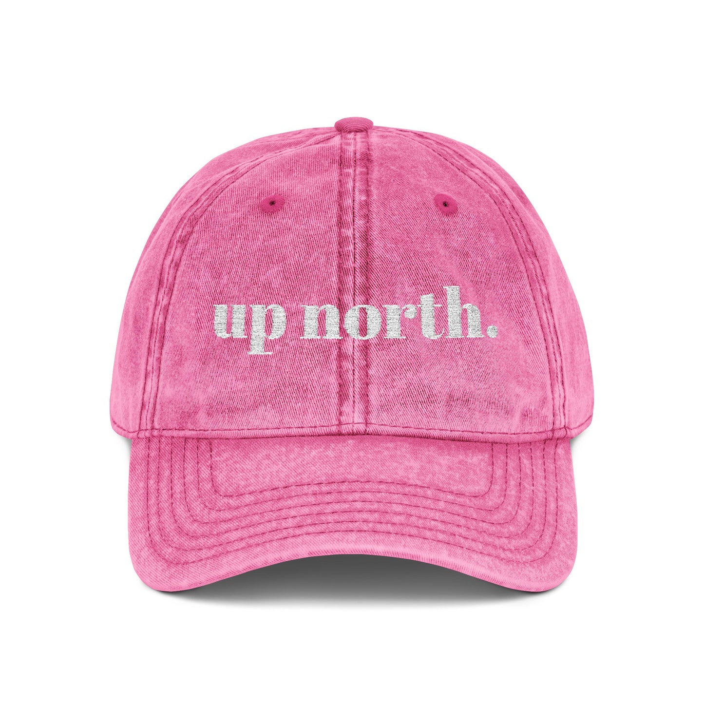 'up north.' — Distressed Dad Hat
