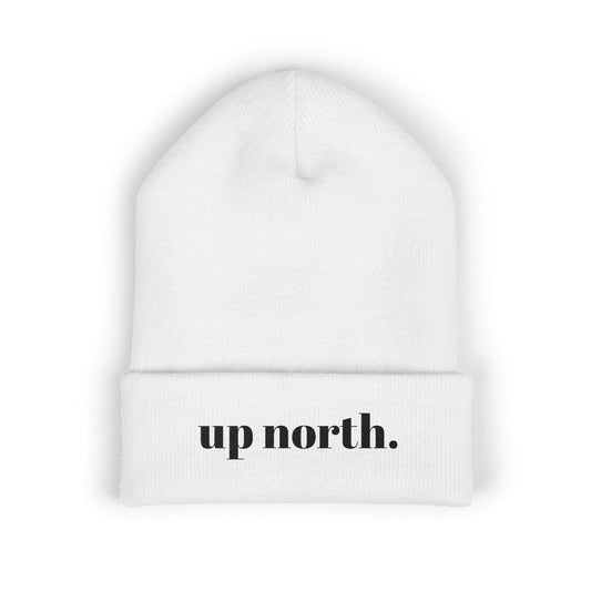 "Up North" Beanie (Dark Text)