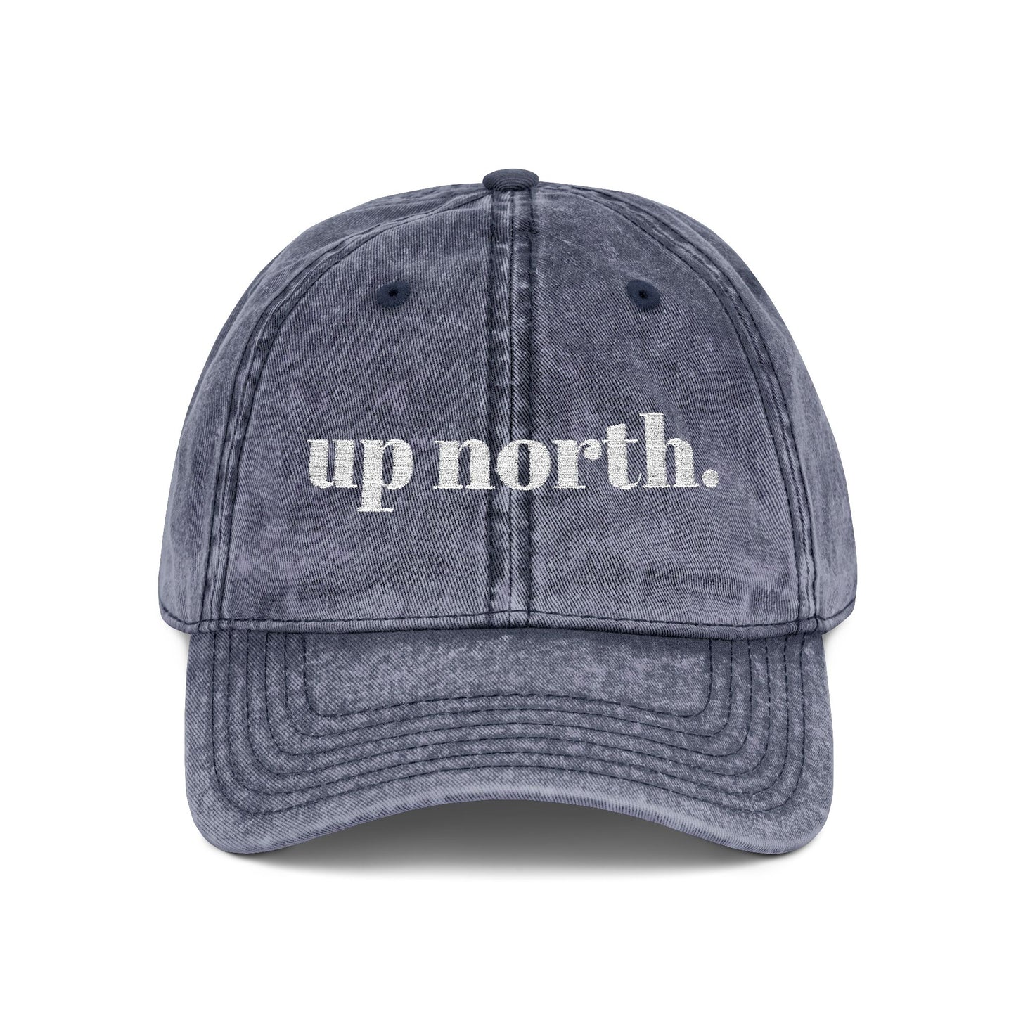 'up north.' — Distressed Dad Hat