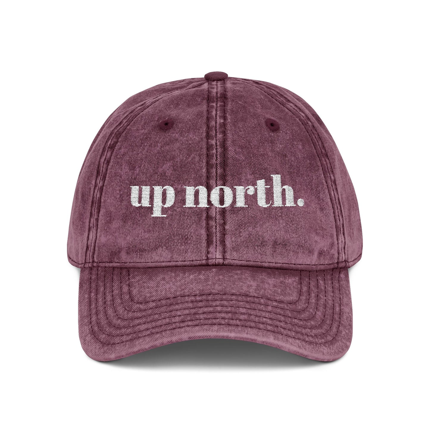 'up north.' — Distressed Dad Hat