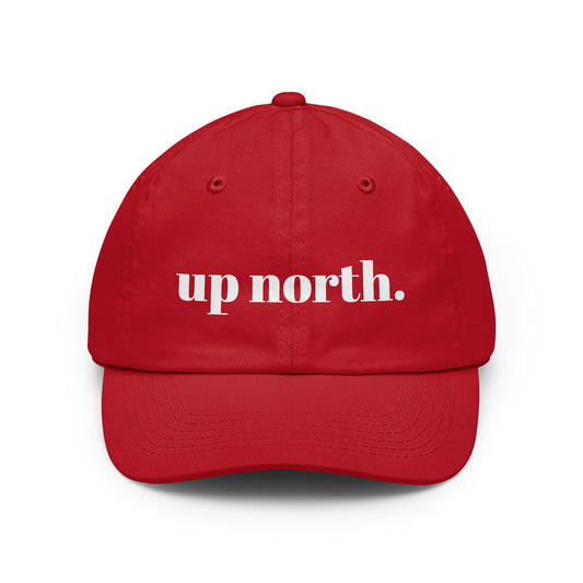 Up North. Dad Cap (Light Text)