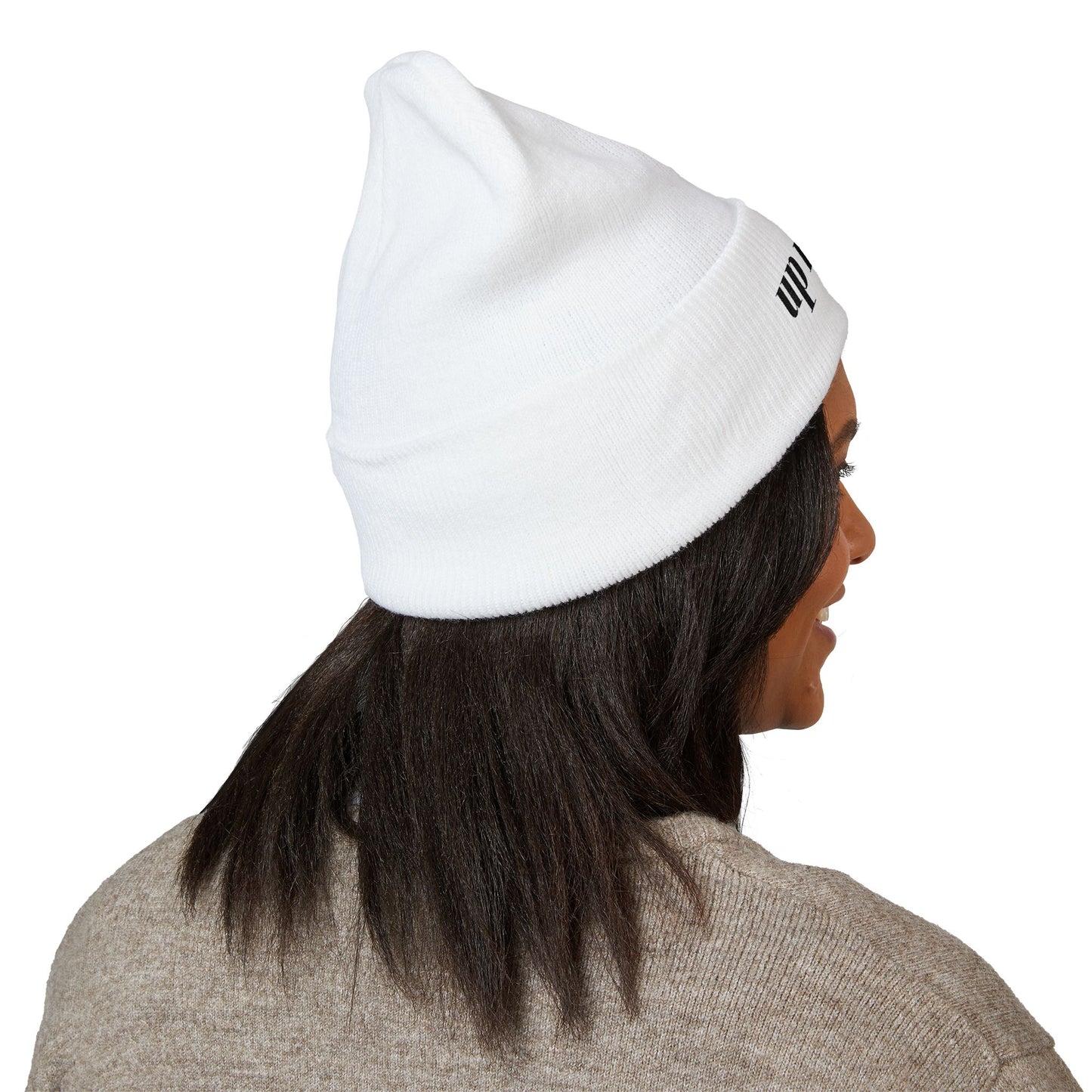 "Up North" Beanie (Dark Text)