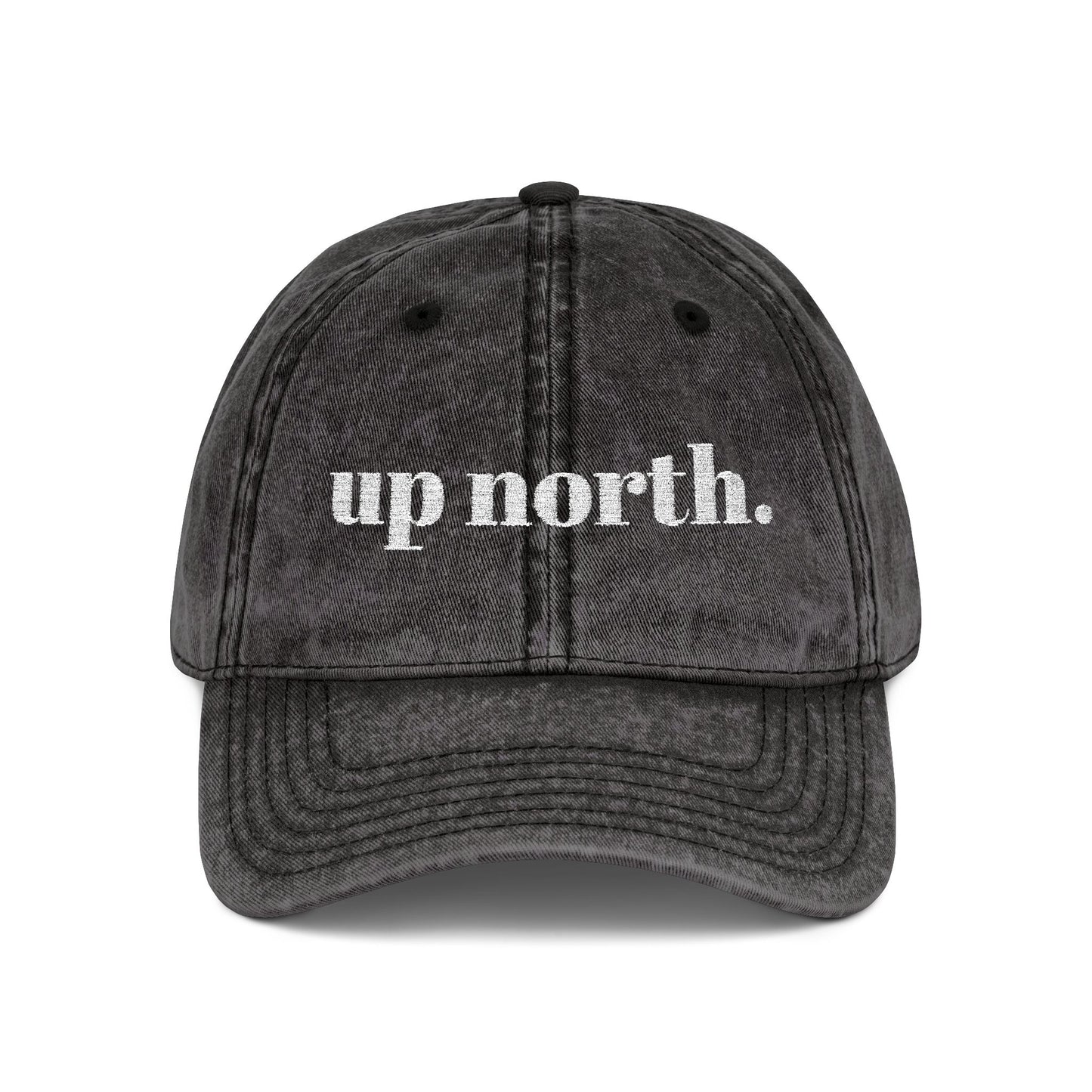 'up north.' — Distressed Dad Hat