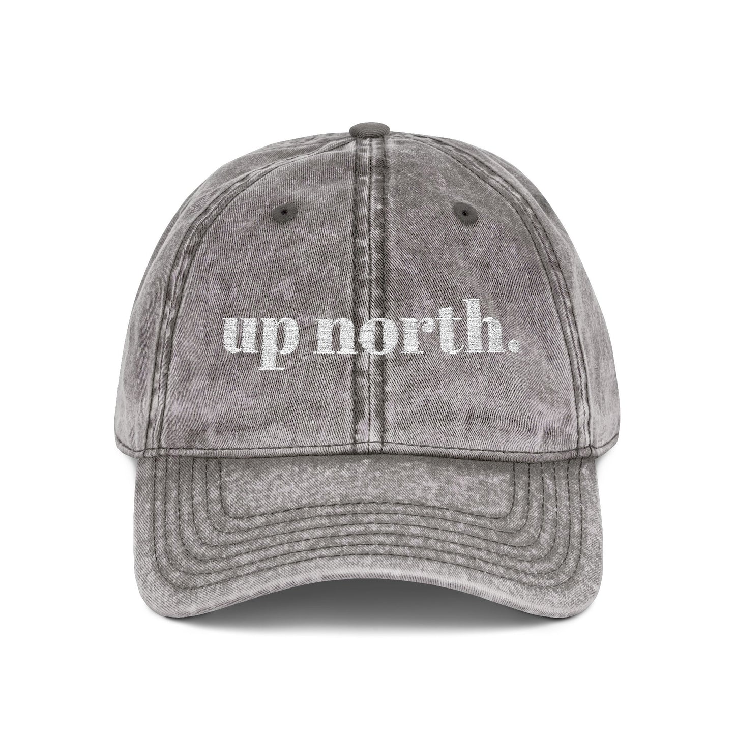 'up north.' — Distressed Dad Hat